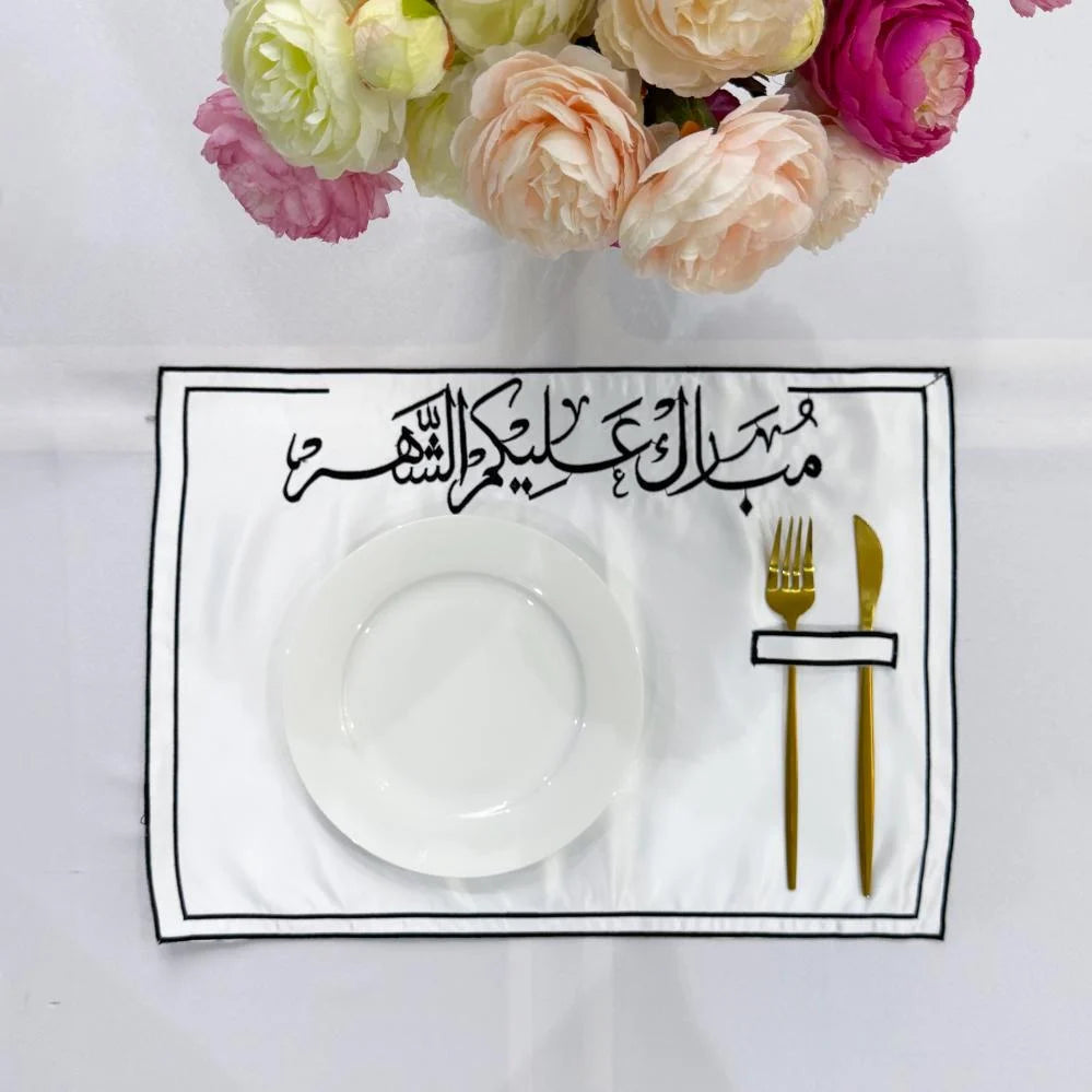 مفارش صحون وملاعق 2