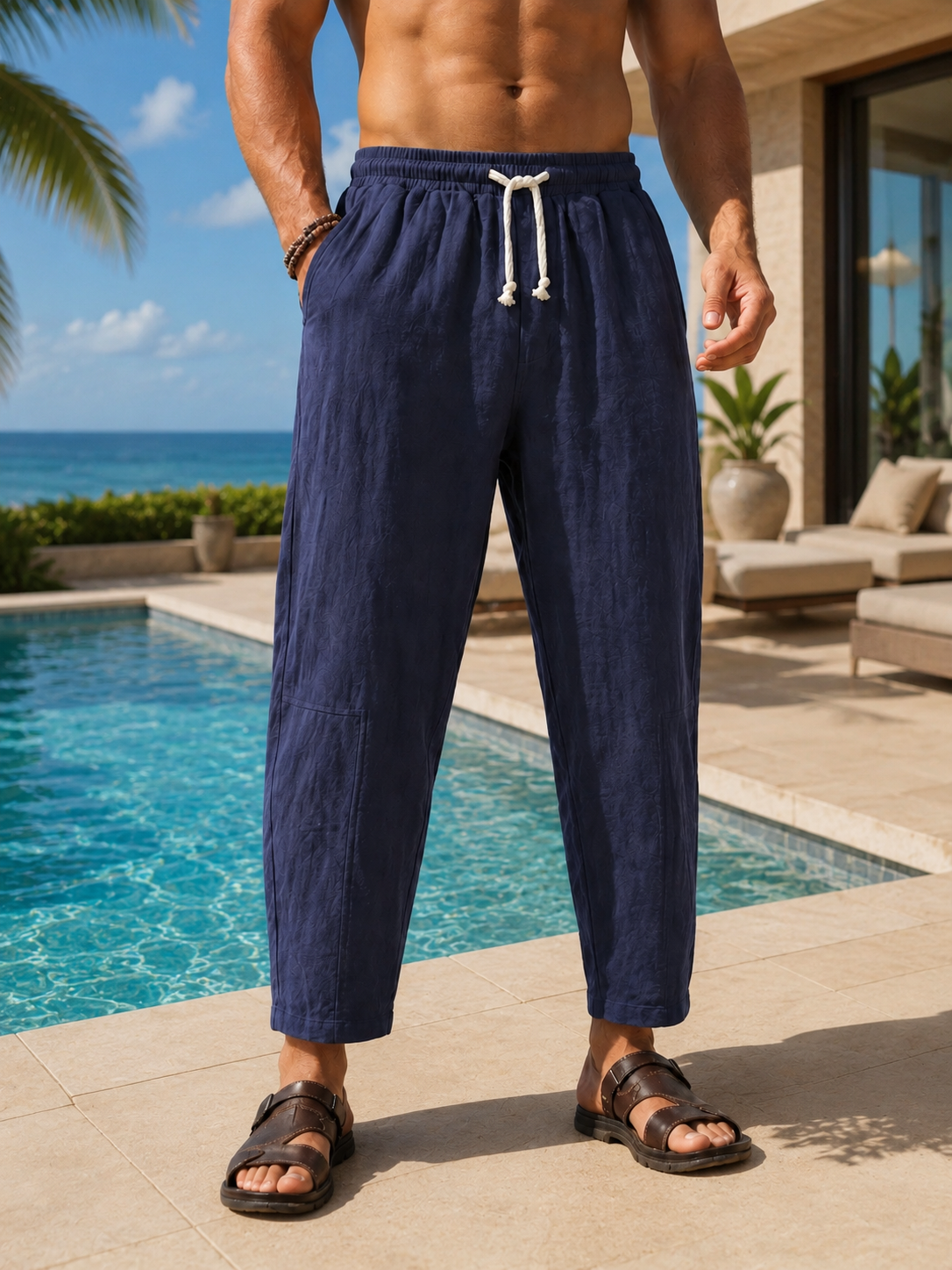 Pantalon en Lin