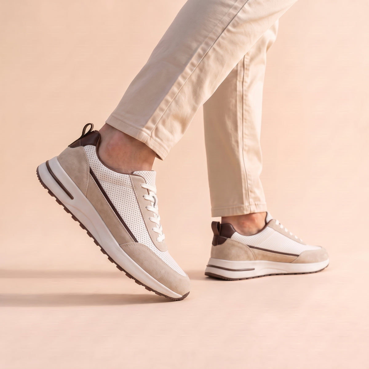 LUXURIO SORRENTO — Daim & Cuir Perforé