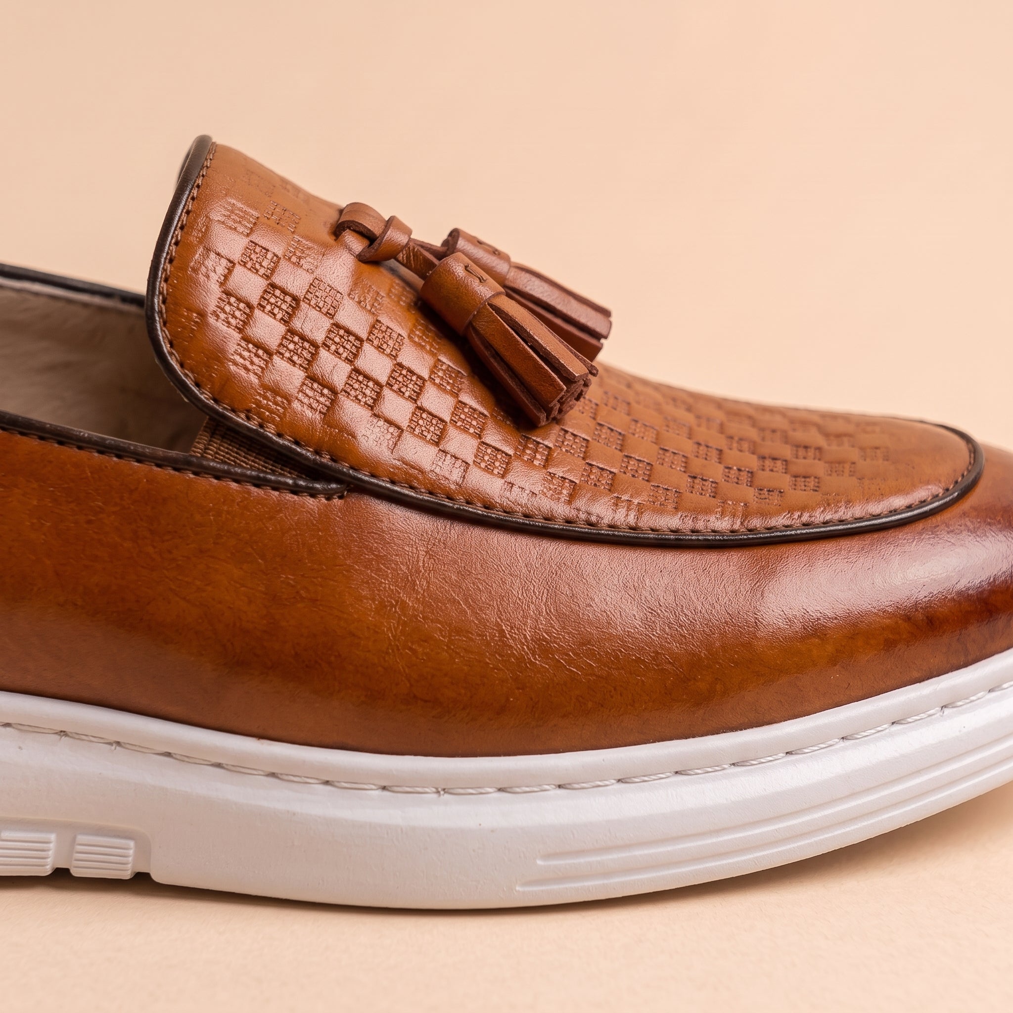 Mocassin Luxurio à Glands en Cuir