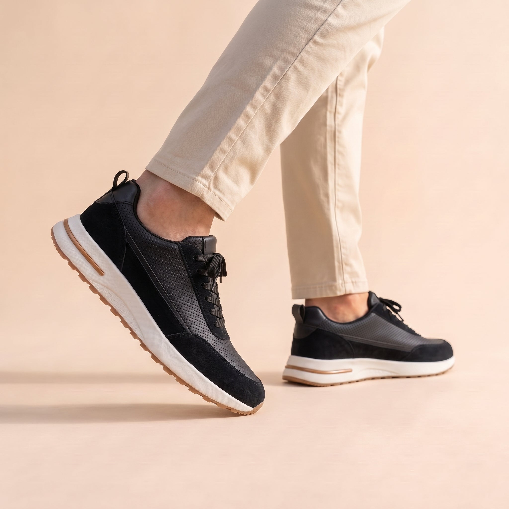 LUXURIO SORRENTO — Daim & Cuir Perforé