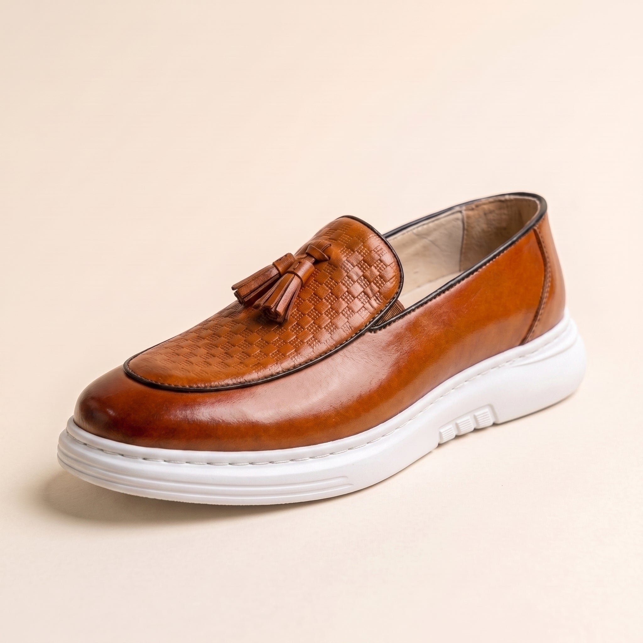 Mocassin Luxurio à Glands en Cuir