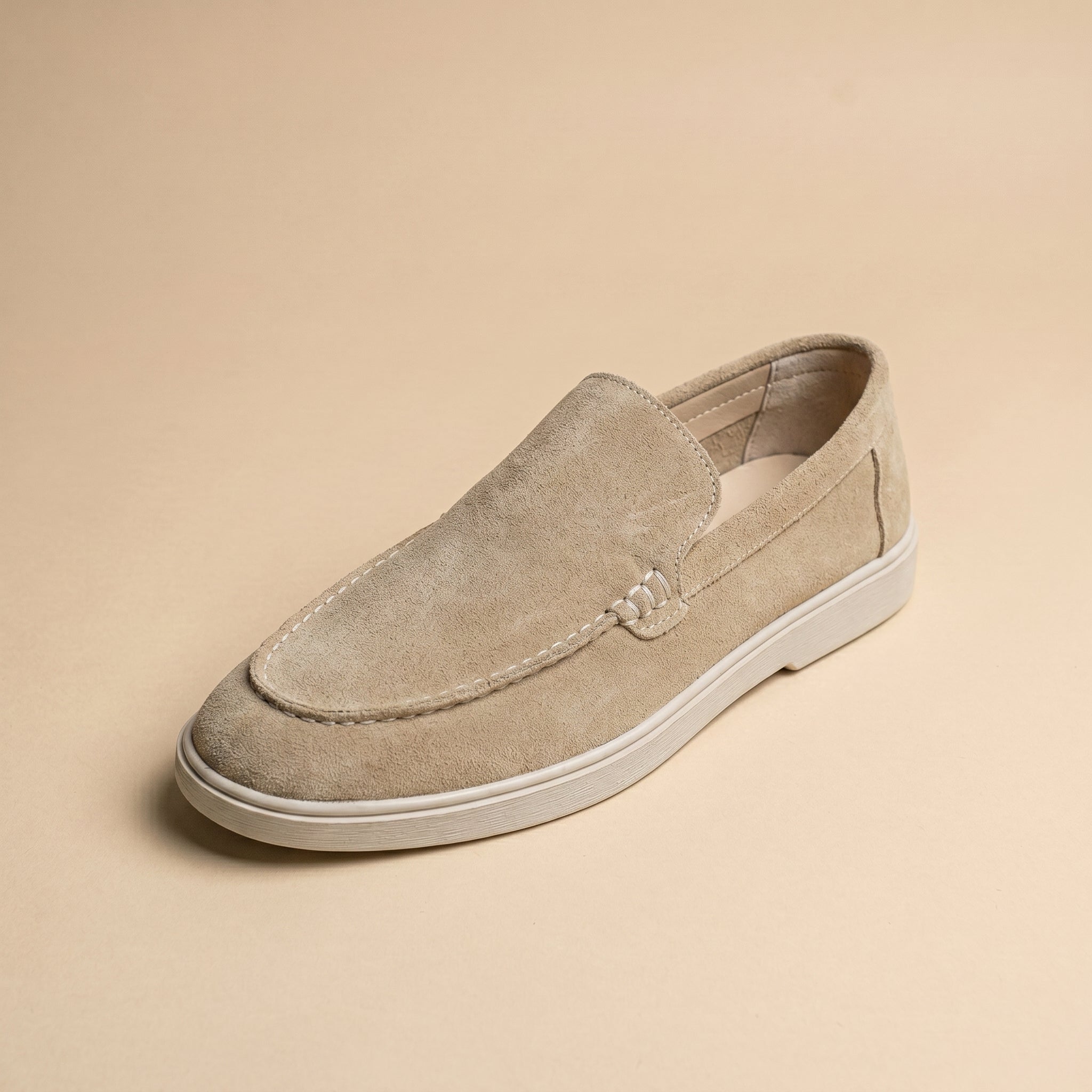 Mocassin Luxurio en Daim Véritable — Édition Été