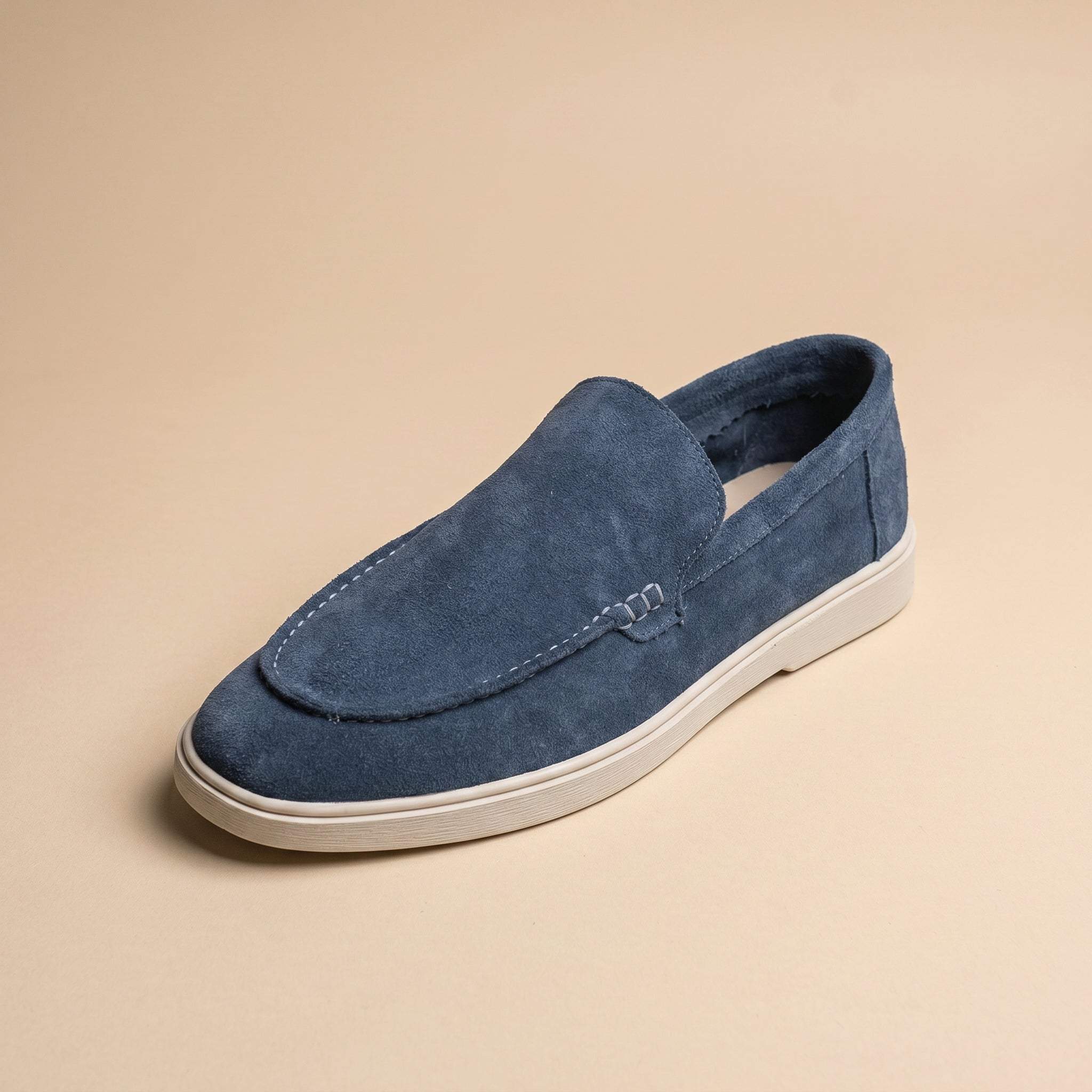 Mocassin Luxurio en Daim Véritable — Édition Été