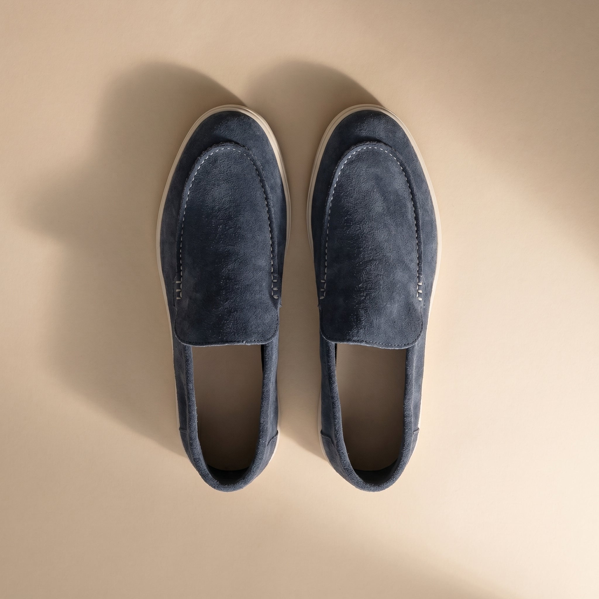Mocassin Luxurio en Daim Véritable — Édition Été