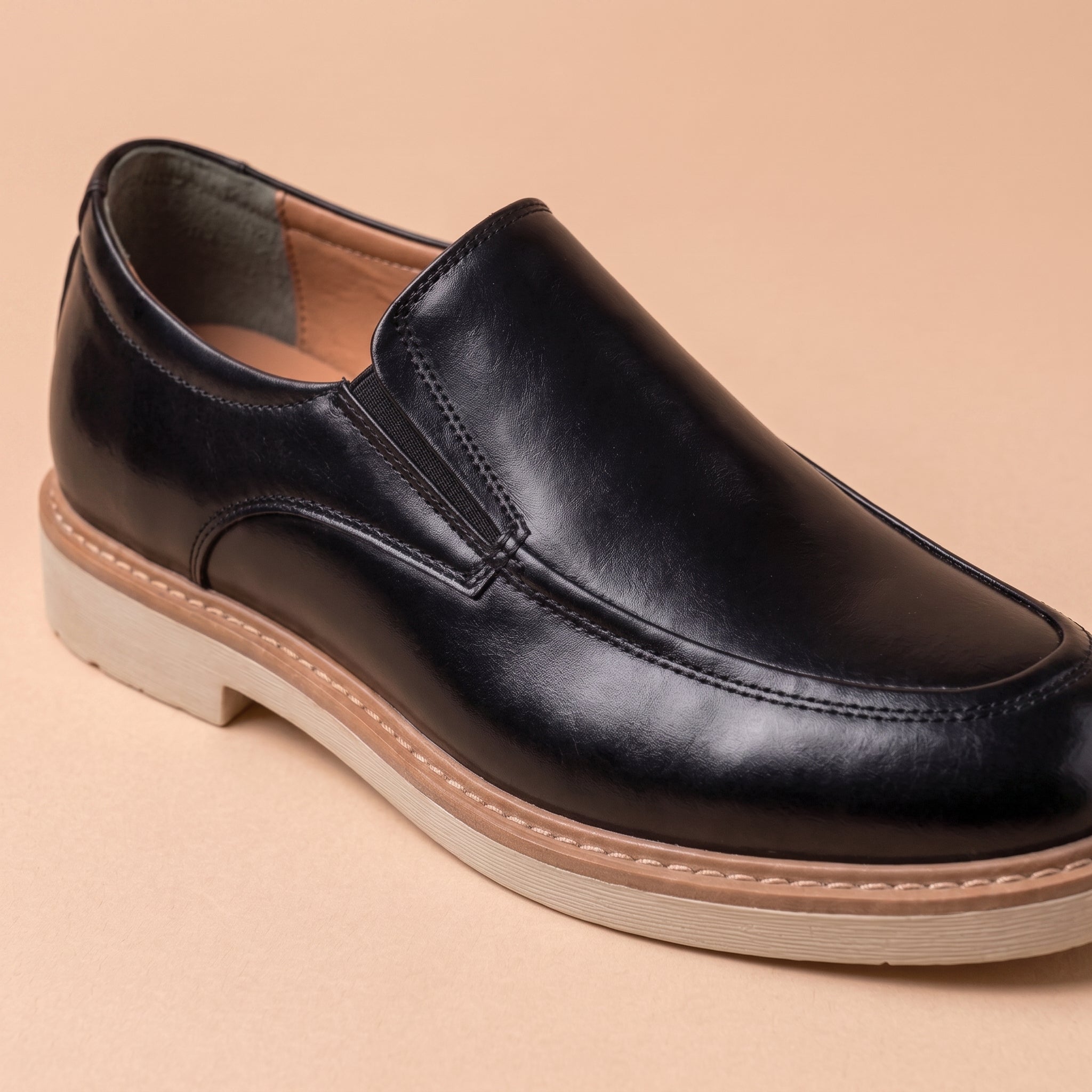 Mocassin Luxurio en Cuir —  (Semelle à Trépointe Cousue)