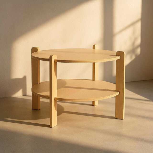 Table basse ronde