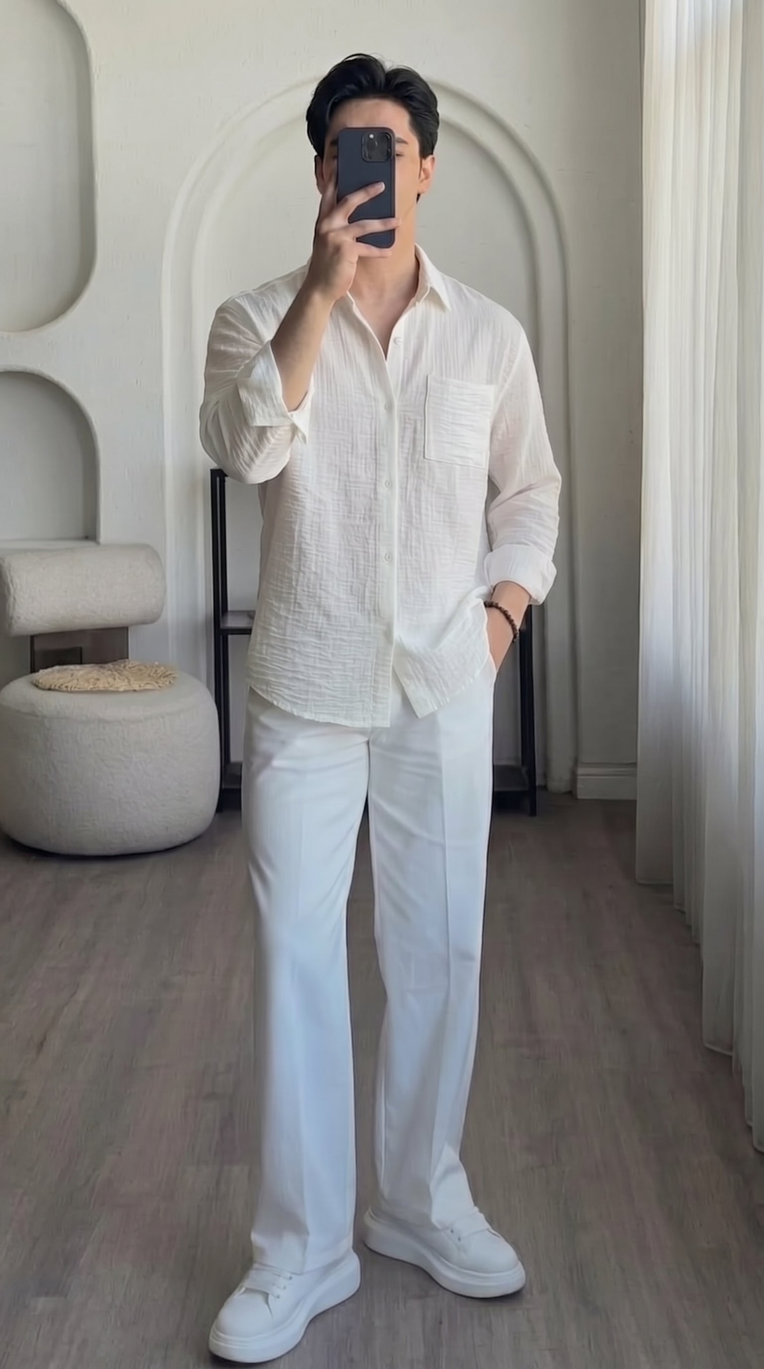 Chemise Lin Simple