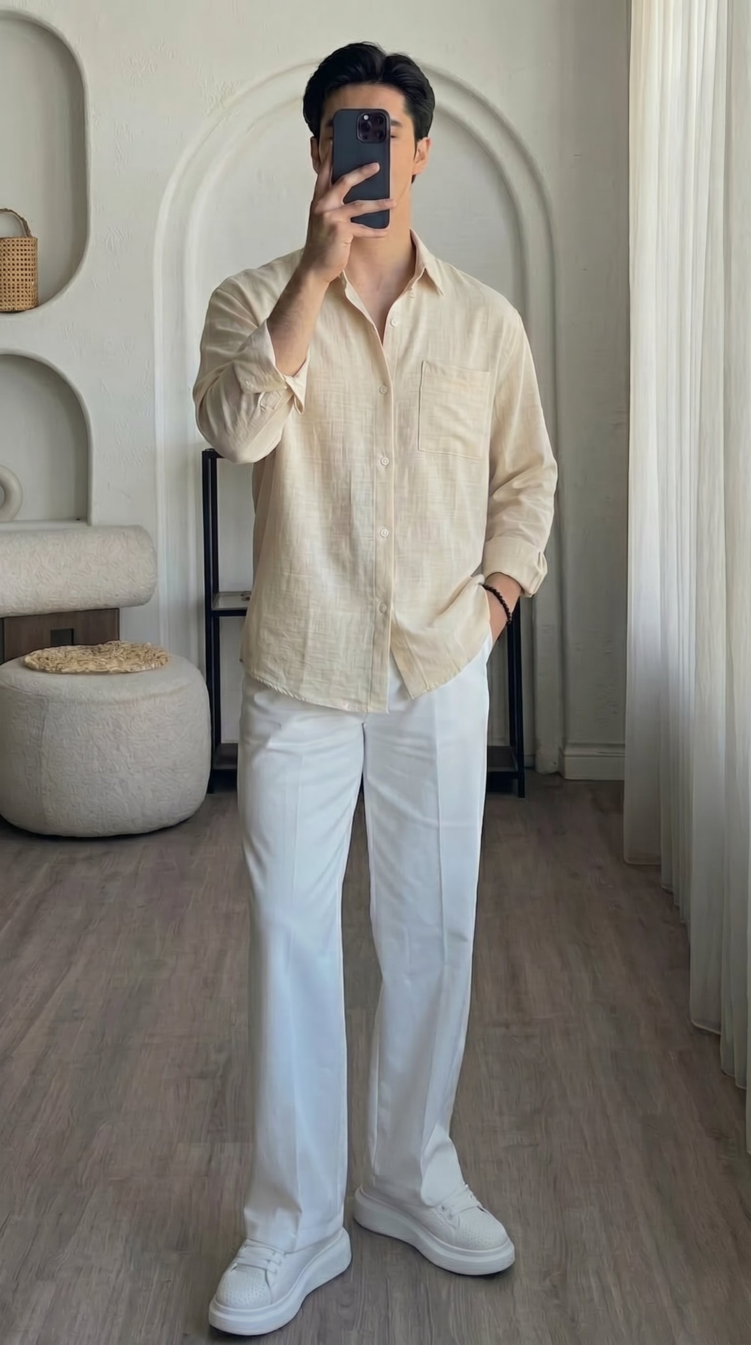 Chemise Lin Simple