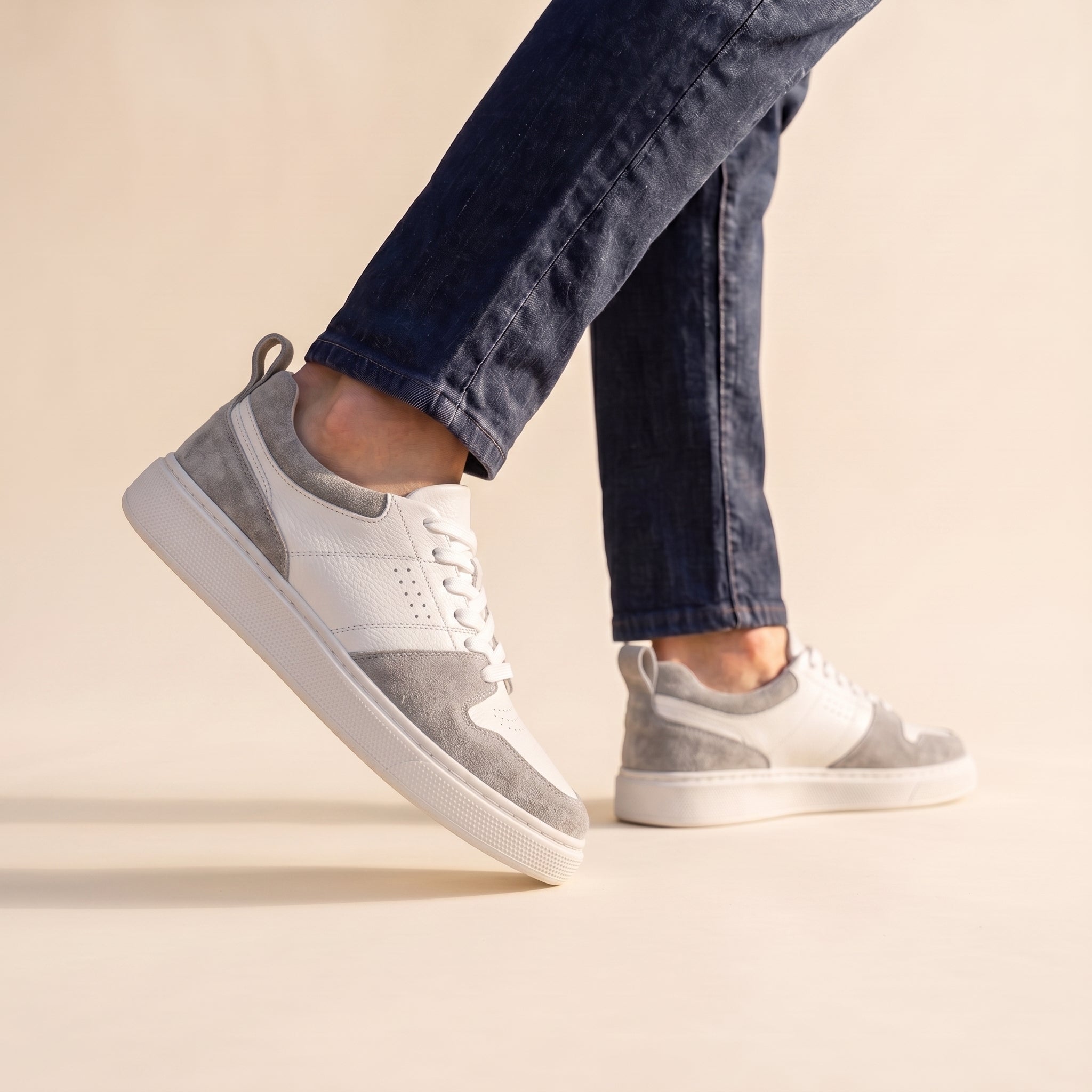 Blanc / Gris