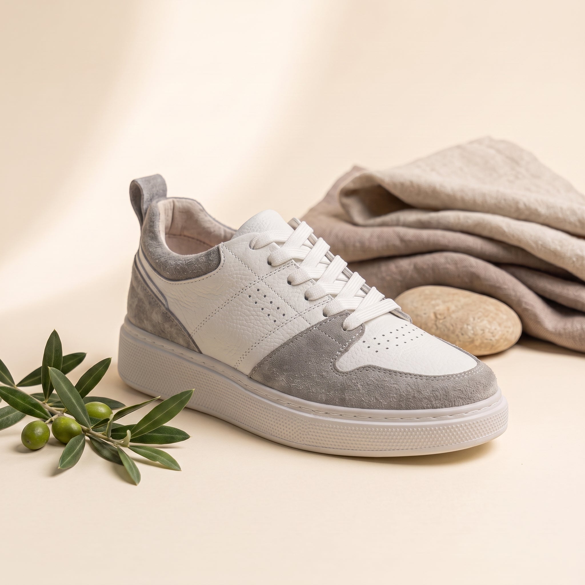 Blanc / Gris